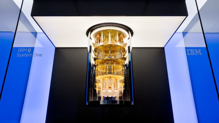 Así es una computadora cuántica. (Foto: IBM).